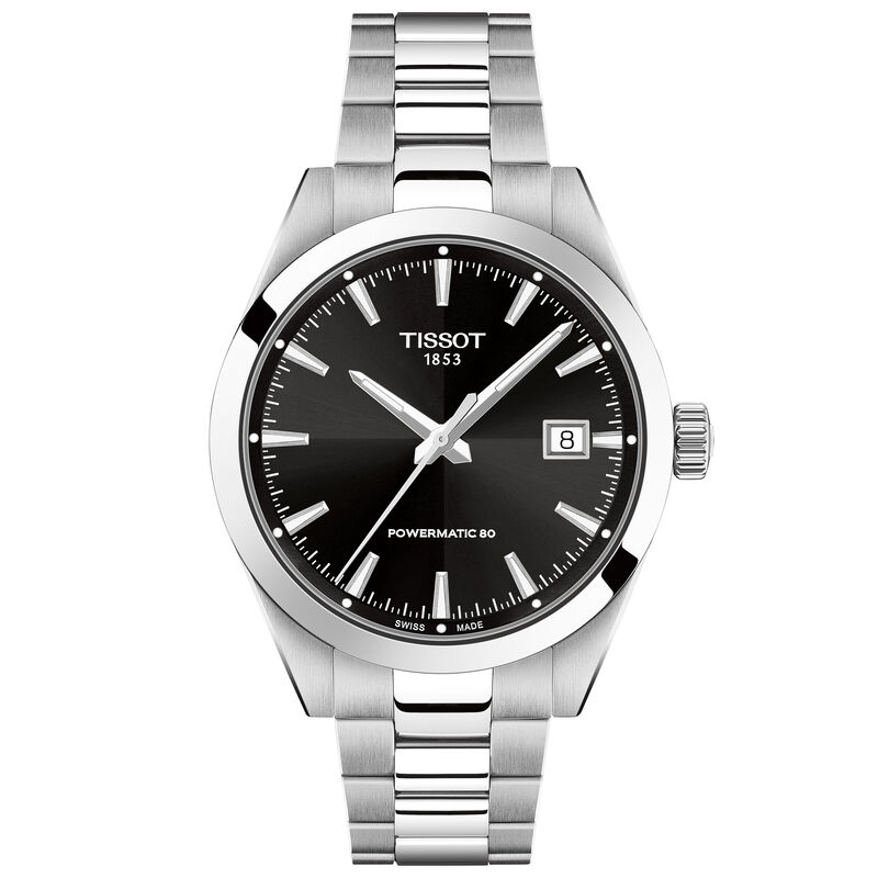 TISSOT Gentleman Black Dial Watch, 38mm image number 0