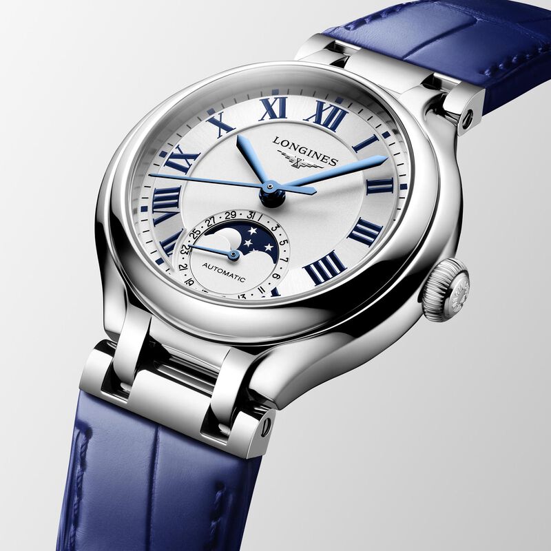 Longines Primaluna Moonphase White Dial Watch, 34mm image number 2