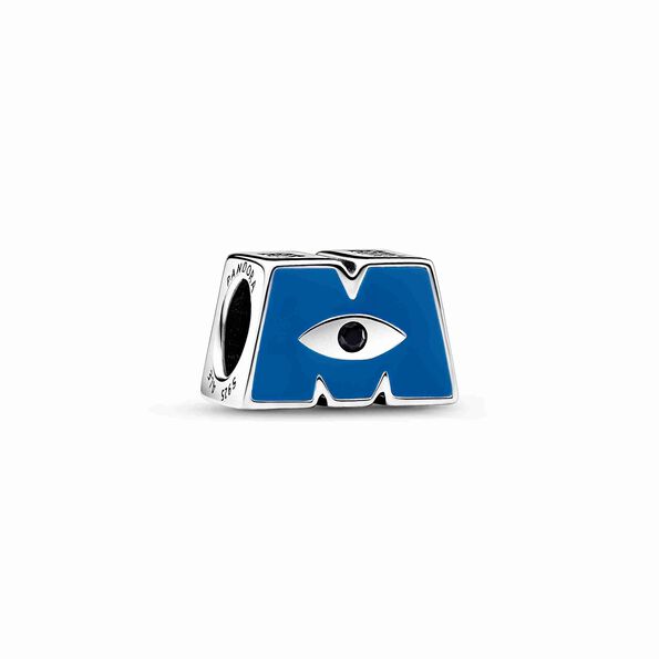 Pandora Disney Pixar Monsters, Inc. Logo M Charm