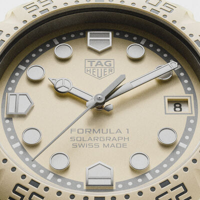 TAG Heuer Formula 1 Solargraph Beige Dial watch, 38mm