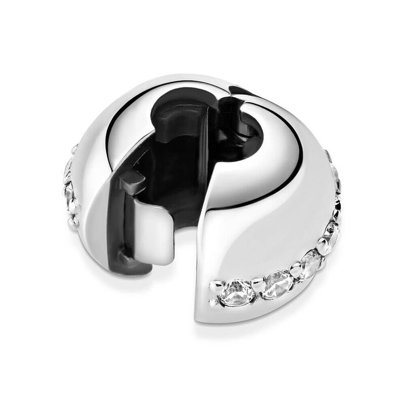 Pandora Sparkling CZ Line Clip Charm image number 4