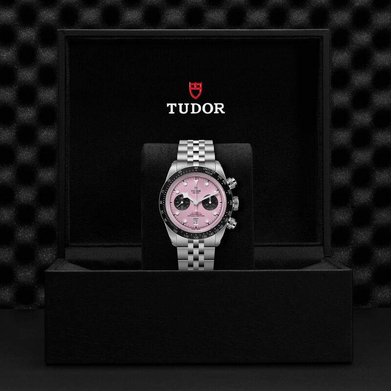TUDOR Black Bay Chrono Pink Dial Watch, 41mm image number 4