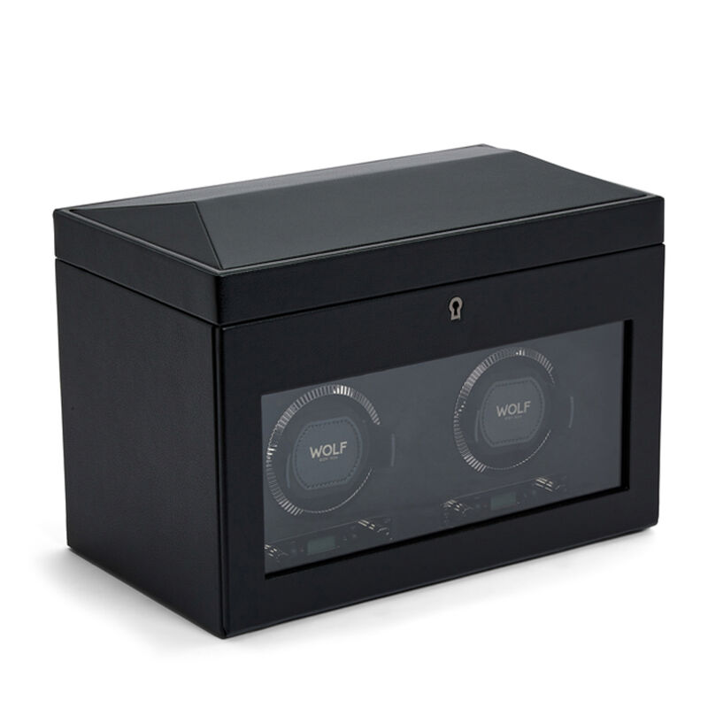 WOLF British Racing Double Watch Winder with Storage image number 2