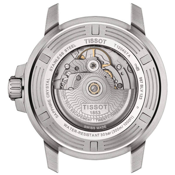 Tissot Seastar 1000 Powermatic 80 Green Dial Steel Watch, 43mm
