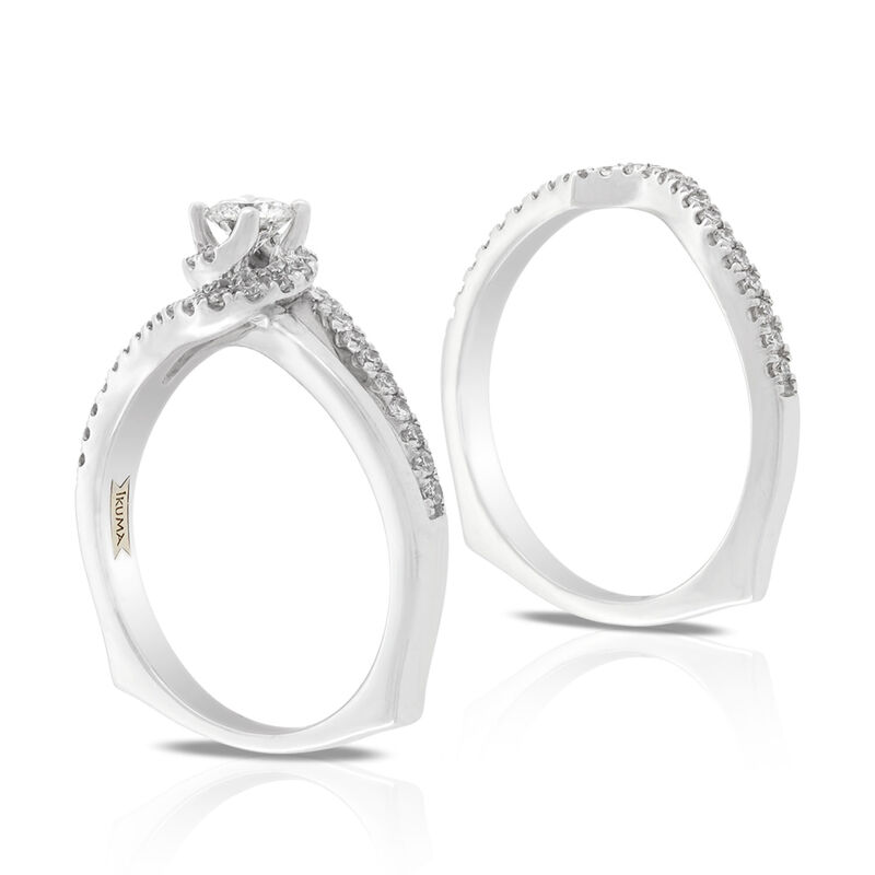 Ikuma Canadian Diamond Bridal Set 14K image number 3
