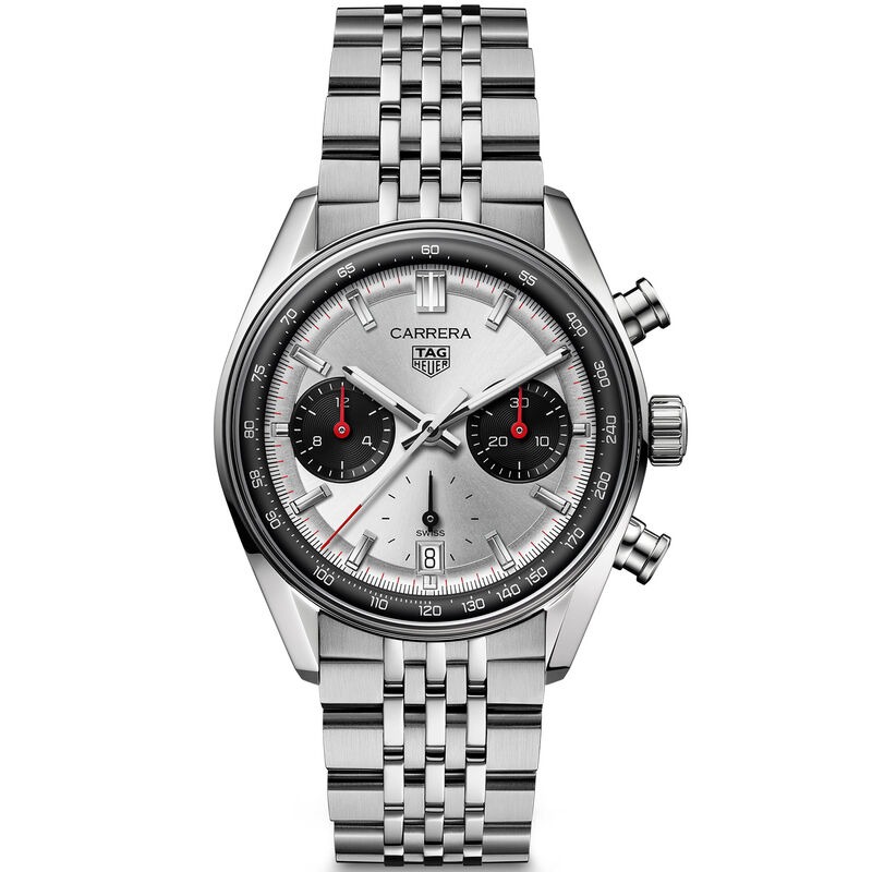 TAG Heuer Carrera Chronograph White Dial Watch, 39mm image number 0