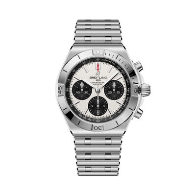 Breitling Chronomat B01 Chronograph White Dial Watch, 42mm