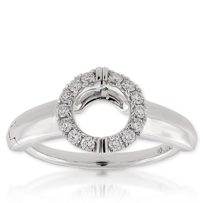 Diamond Insert Ring 14K