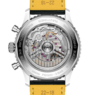 Breitling Navitimer B19 Chronograph Perpetual Calendar Ice-Blue Dial Watch, 43mm