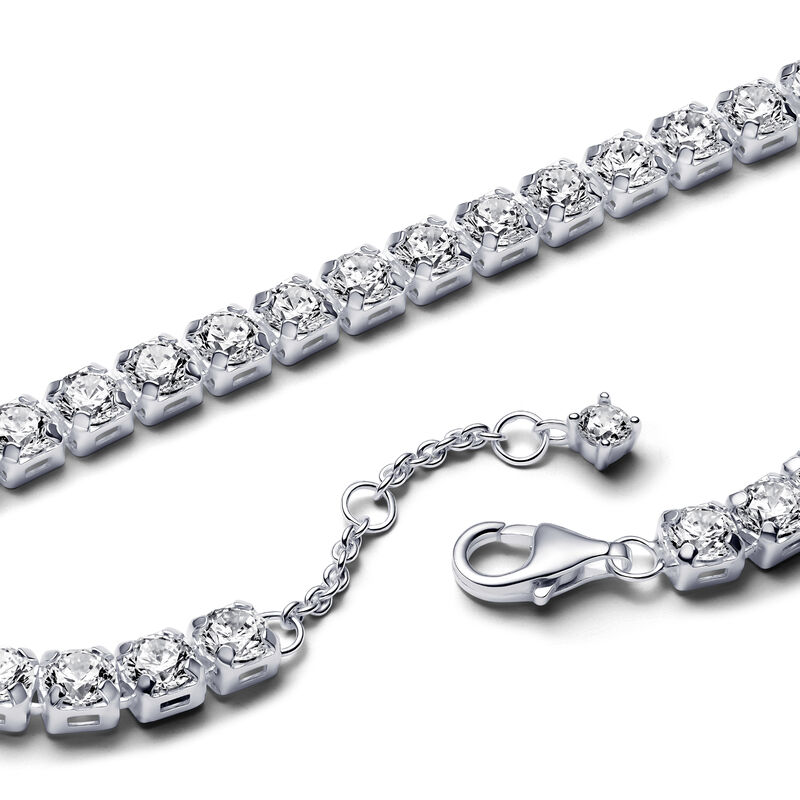 Pandora Sparkling Bold Tennis Bracelet image number 1