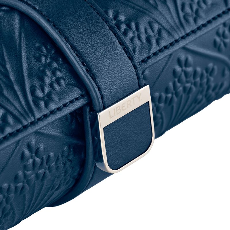WOLF X LIBERTY All Over Ianthe Triple Watch Roll - Navy image number 4