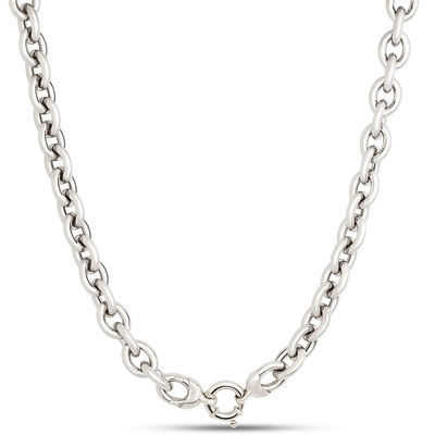 Toscano Classic Forzantina Link Necklace, Sterling Silver