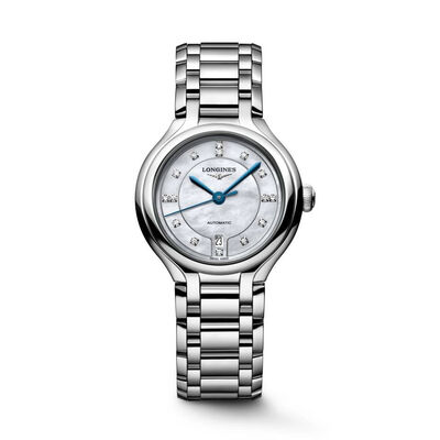 Longines Primaluna White Dial Watch, 30mm