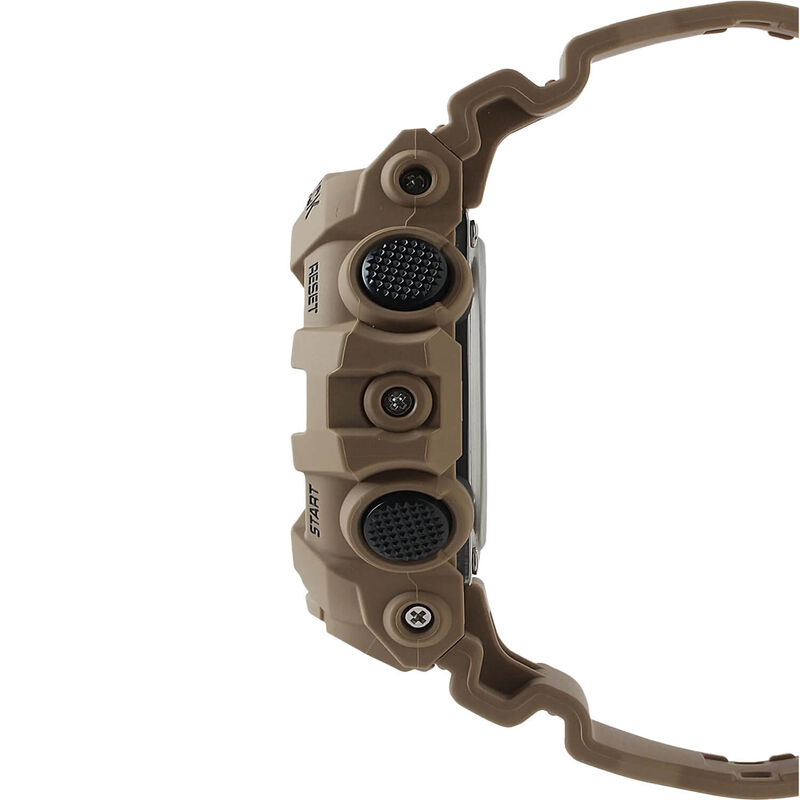 G-Shock Analog Digital Watch Brown Strap Camo Motif Dial, 57.5mm image number 1