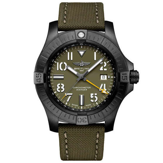 Breitling Avenger Automatic GMT 45 Night Mission Watch, 45mm