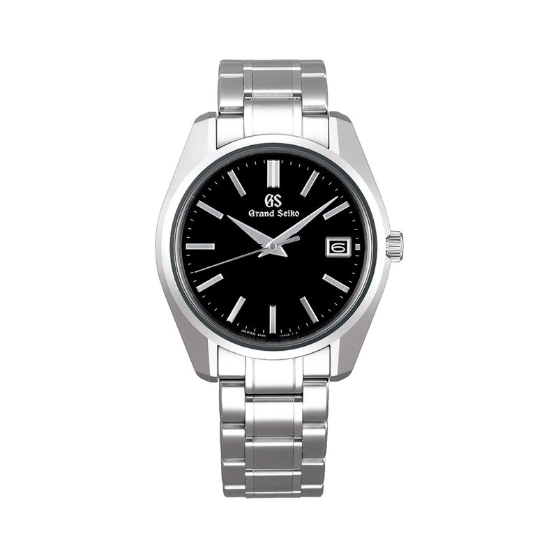 Grand Seiko Heritage Collection Watch Black Dial Steel Bracelet, 40mm image number 0
