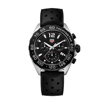 TAG Heuer Formula 1 Quartz Mens Black Rubber Chronograph Watch