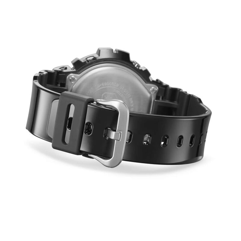 G-Shock Digital Watch Rainbow Dial Black Resin Strap, 53.2mm image number 1