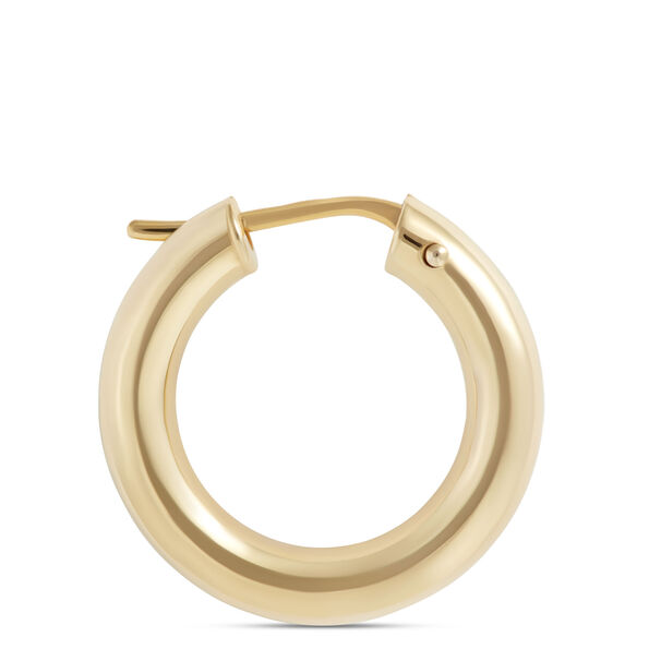Toscano 21mm Round Hoop Earrings, 14K Yellow Gold