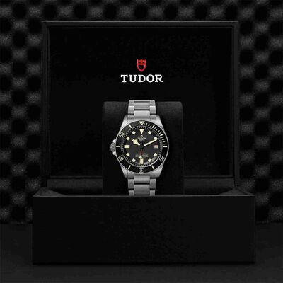 TUDOR Pelagos LHD Watch Titanium Case Black Dial Titanium Bracelet, 42mm