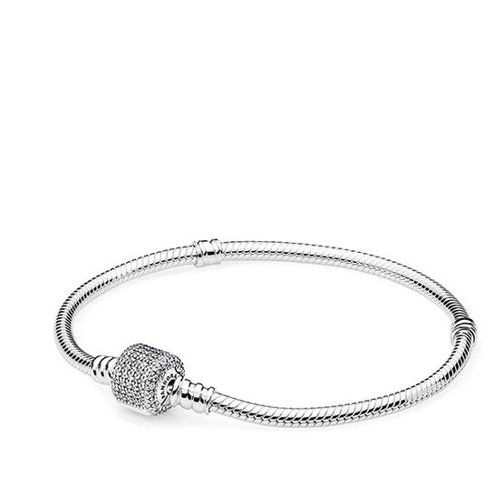 PANDORA Signature Clasp Bracelet 590723CZ19 Ben Bridge Jeweler