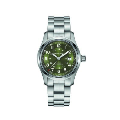 Hamilton Khaki Field Auto Green Dial Watch, 42mm