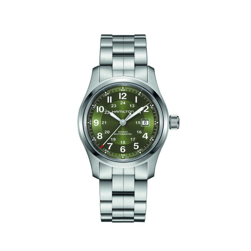 Hamilton Khaki Field Auto Green Dial Watch, 42mm image number 0
