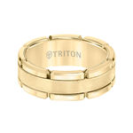 TRITON Contemporary Comfort Fit Band in Yellow Tungsten, 8 mm