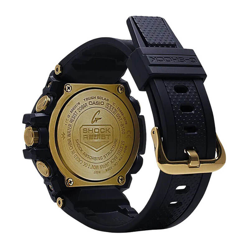 G-Shock G-Steel Black & Gold IP Connected Solar Watch, 58.1mm image number 2