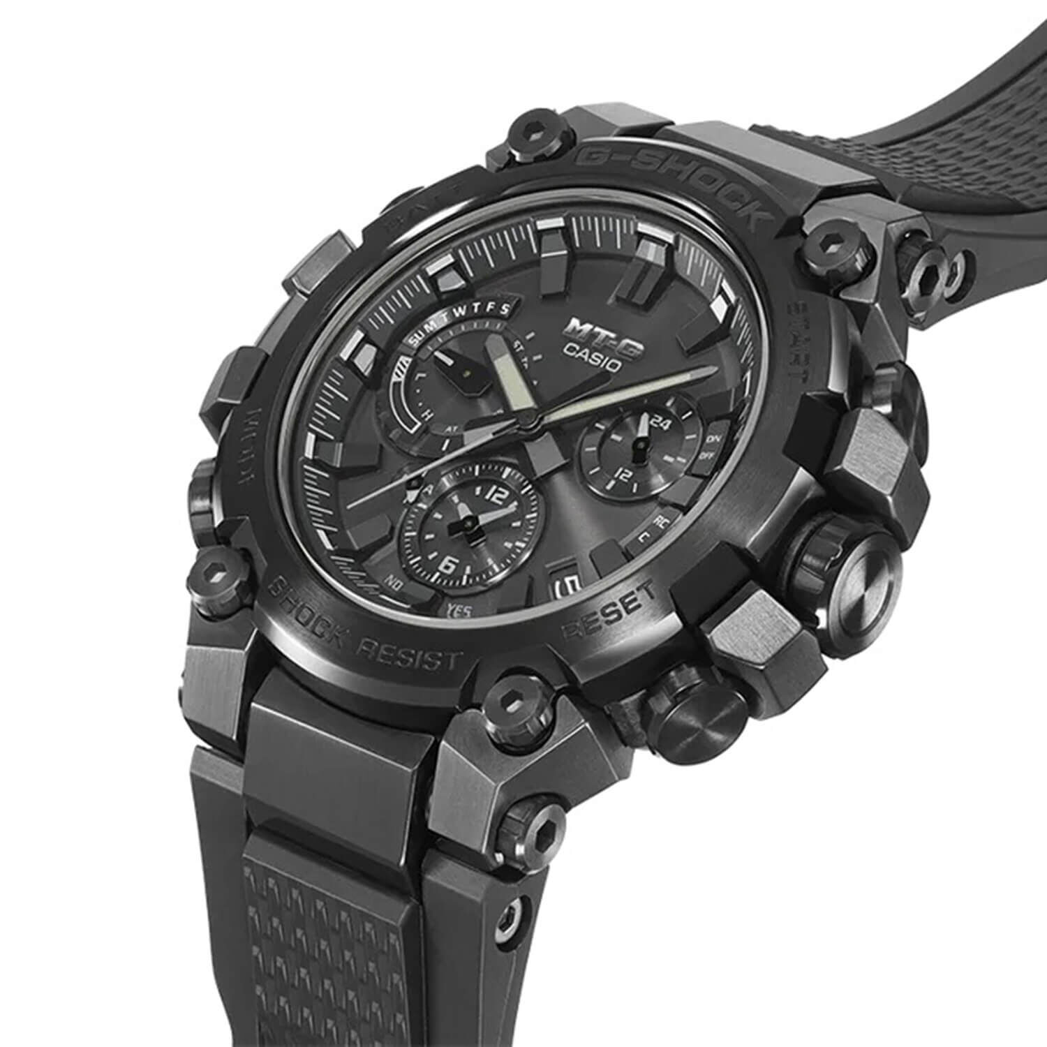 G-Shock MT-G Black Dual Core Guard Watch, 51.9mm