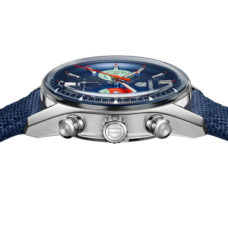 TAG Heuer Carrera Chronograph Skipper Blue Dial Watch, 39mm image number 2