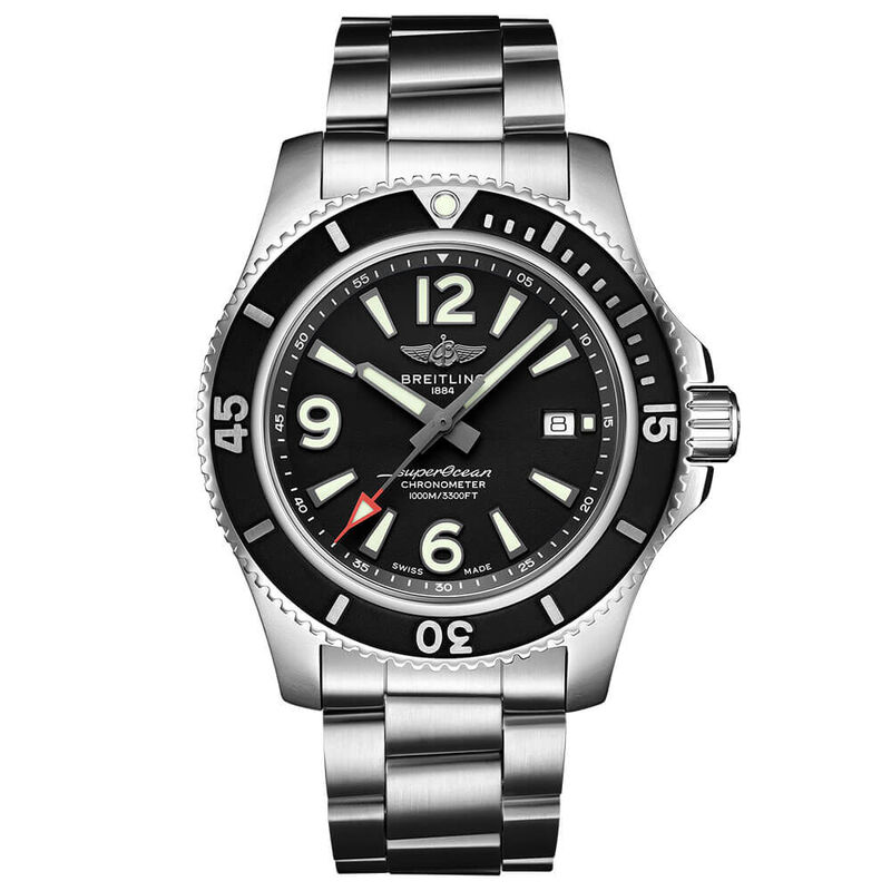 Breitling Superocean Automatic 44 Black Steel Watch, 44mm image number 0
