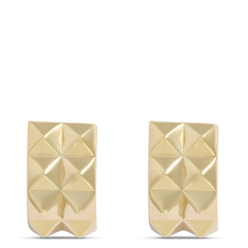 Toscano Three-Row Pyramid Hoops, 14K Yellow Gold image number 0