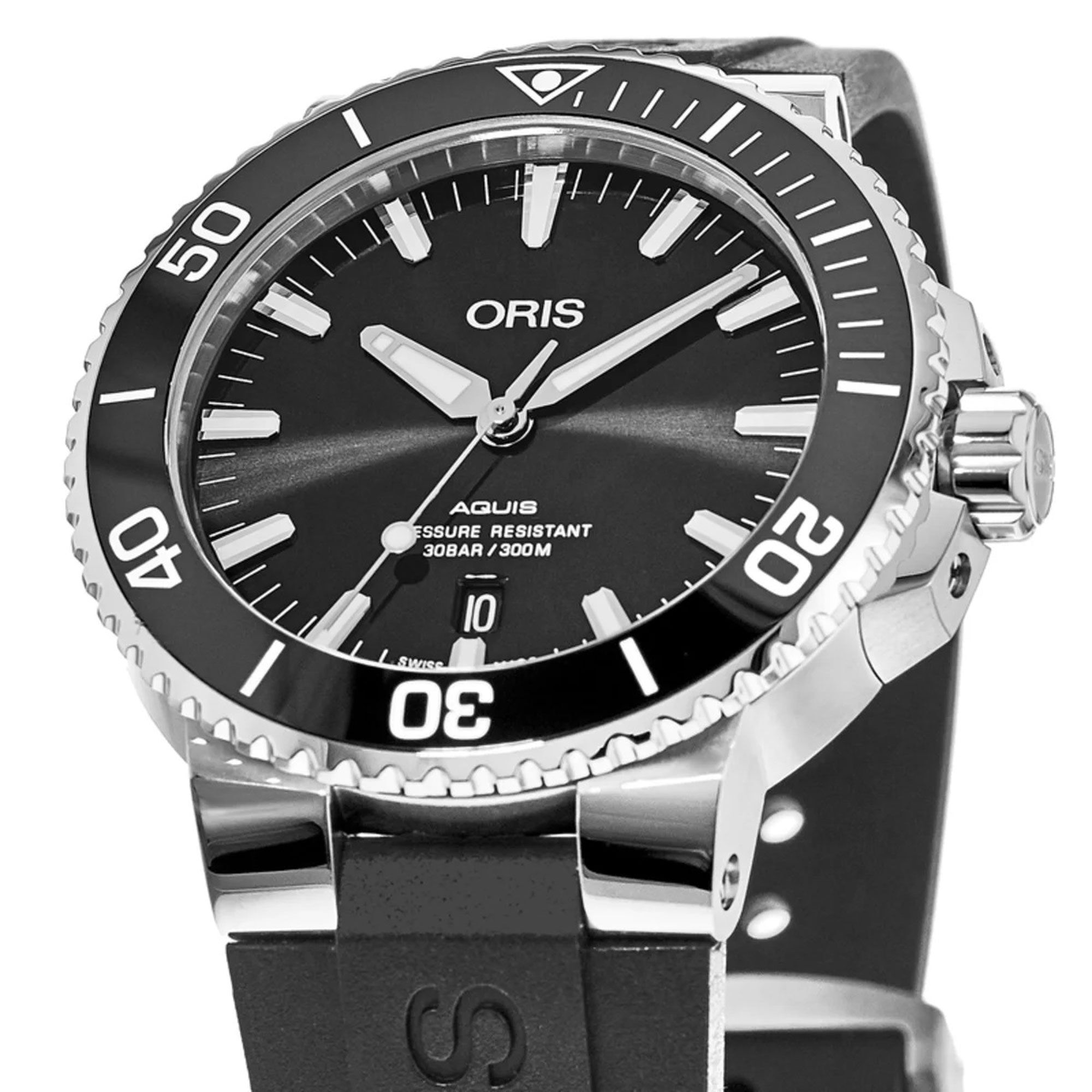 Oris Aquis Date Black Dial Watch, 43.50mm