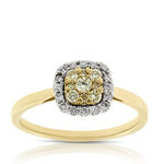 Yellow Diamond Ring 14K