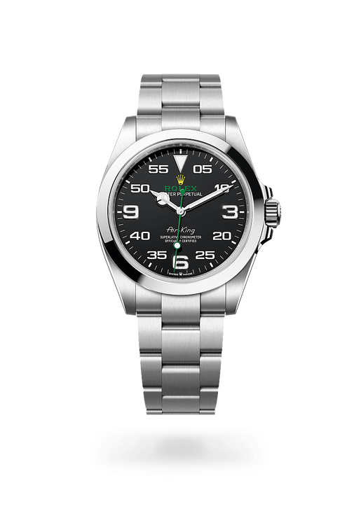 rolex air-king in oystersteel, m126900-0001 - ben bridge