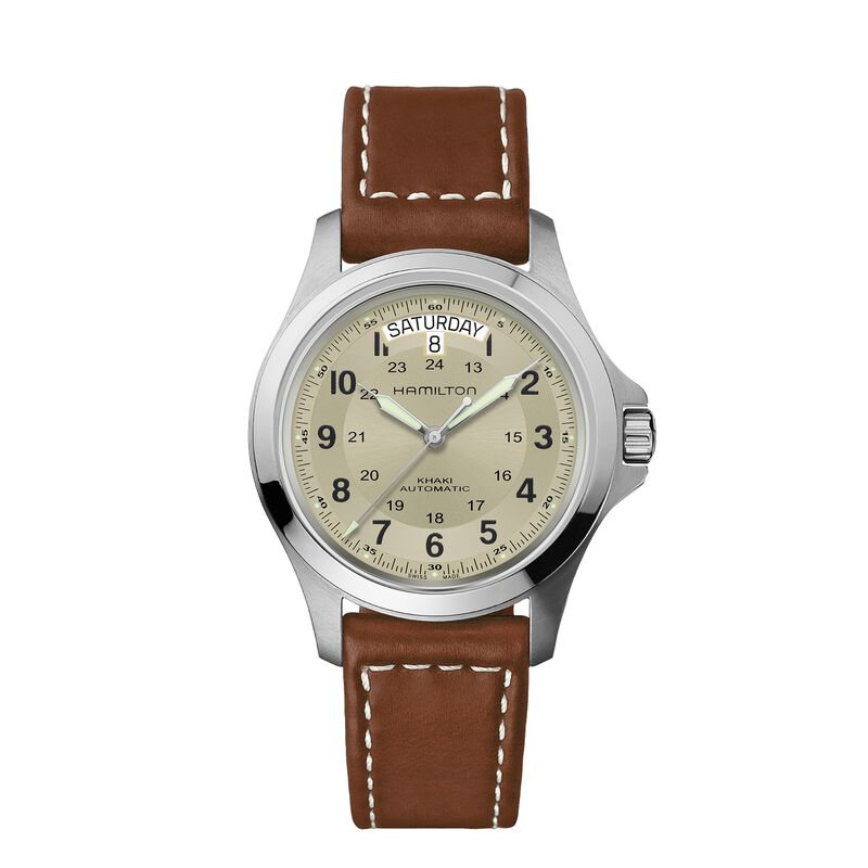 Hamilton Khaki Field King Auto Beige Dial Watch, 40mm image number 0