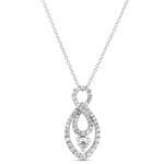 Ben Bridge Signature Diamond Infinity Necklace 18K