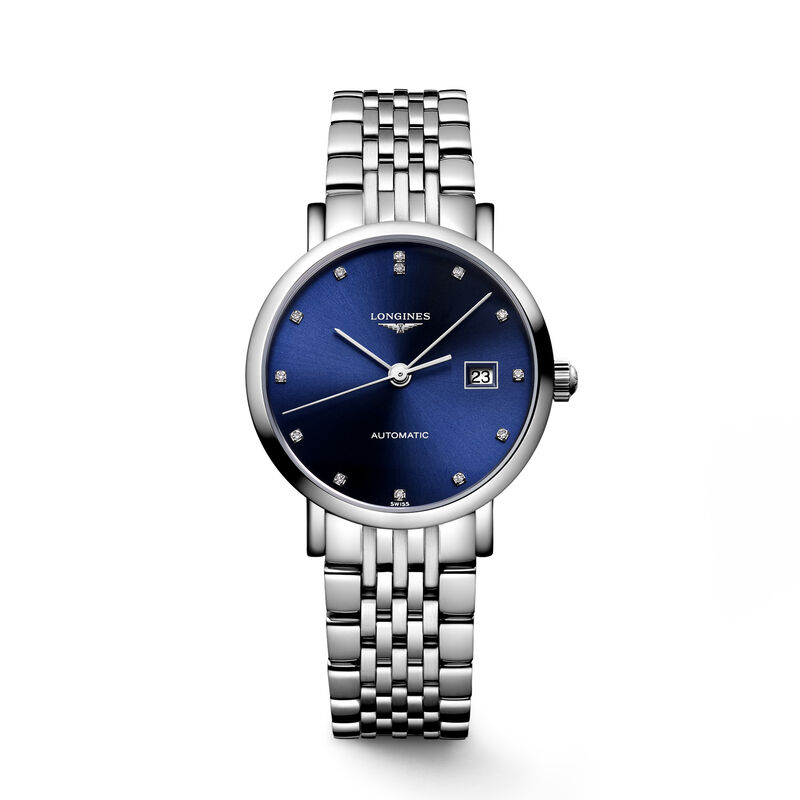 Longines Elegant Collection Sunray Blue Dial Watch, 29mm image number 0