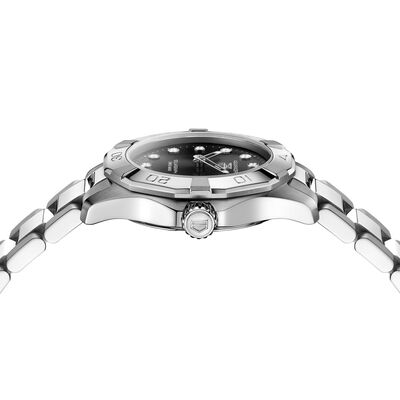 TAG Heuer Aquaracer Professional 100 Solargraph Black Dial Watch, 28mm