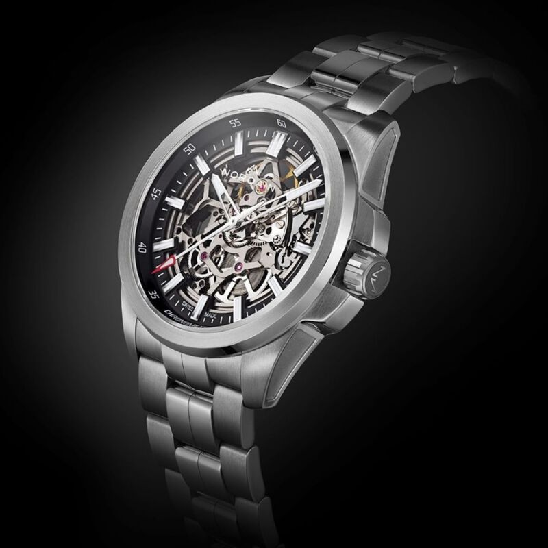 NORQAIN Independence Skeleton Dial Watch, 42mm image number 1