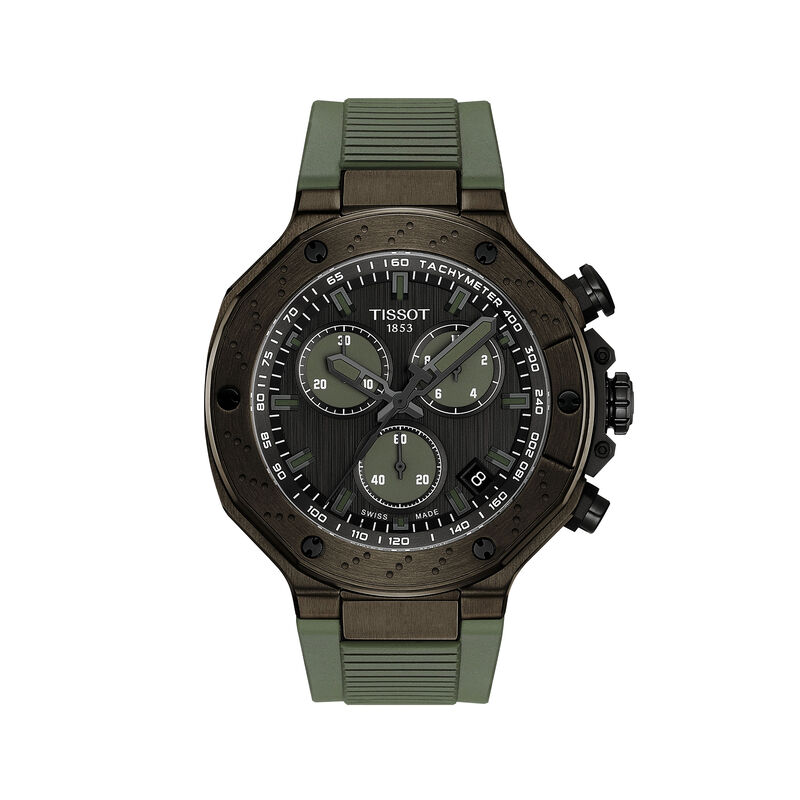 TISSOT T-Race Quartz Chronograph Dark Gray Dial Watch, 45mm image number 0