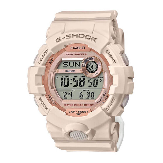 G-Shock G-Squad Light Pink Digital Bluetooth Watch, 50.7mm