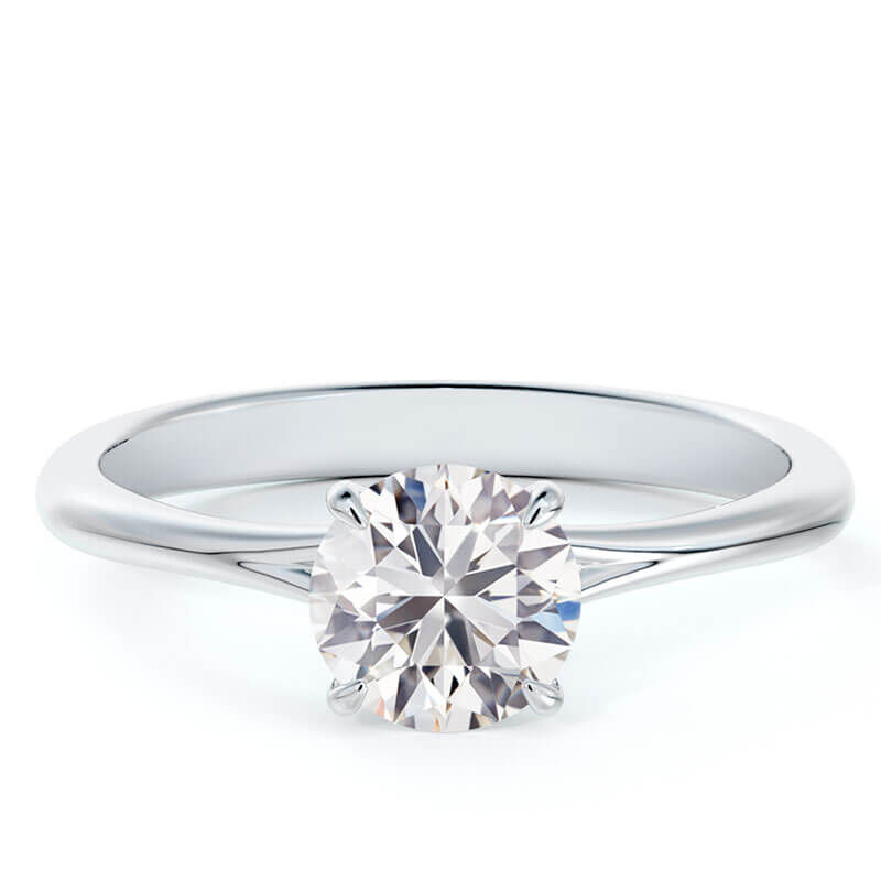 De Beers Forevermark Icon™ Round Diamond Solitaire Engagement Ring 18K image number 0