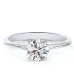 De Beers Forevermark Icon™ Round Diamond Solitaire Engagement Ring 18K