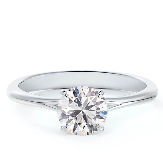 De Beers Forevermark Icon™ Round Diamond Solitaire Engagement Ring 18K
