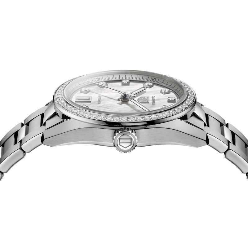 TAG Heuer Carrera Date White Dial Watch, 36mm image number 1