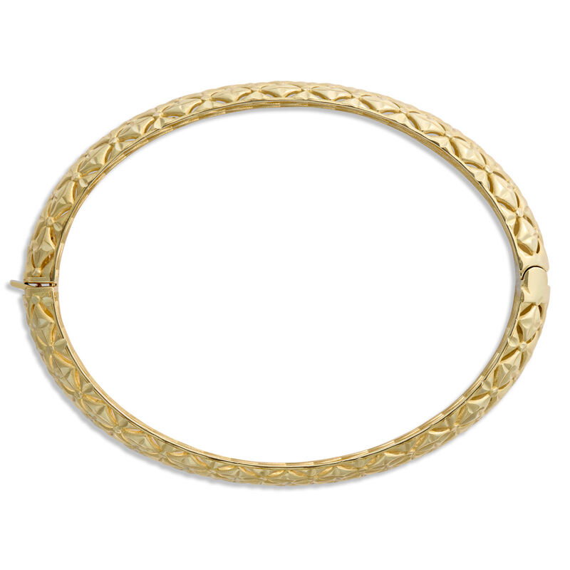 Toscano Lattice Bangle, 14K Yellow Gold image number 2