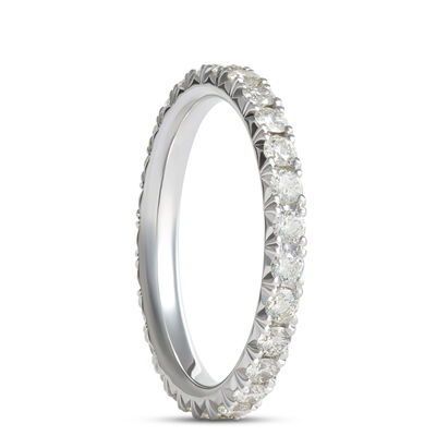 Diamond Eternity Band 14K, Size 4