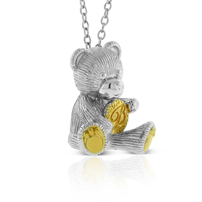2019 Benny Bear Pendant in Sterling Silver image number 2